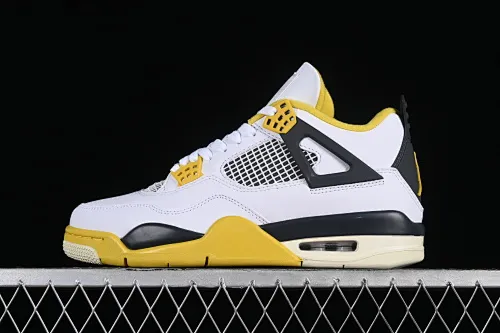 All categories Air Jordan Jordan series basketball shoes Air Jordan 4 OG version Air Jordan 4 Retro "Vivid Sulfur" AJ4 Joe 4 White Thunder AQ9129-101